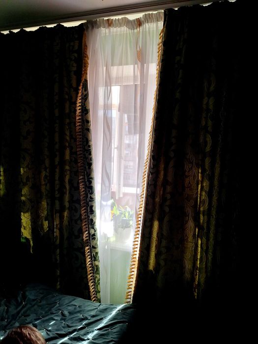 Штори зелені хорошої якості