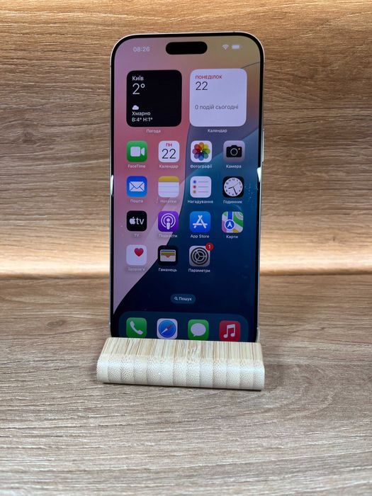 iPhone 16 Pro Max 256 White!! АКБ: 97%!! №: 5899!! ЯК НОВИЙ !! З США!! Айфон купити оригінал !!