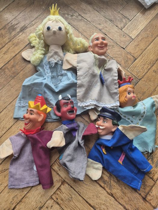 stare zabawki pacynki prl