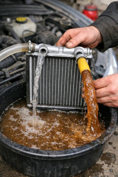 Чистка радіатора пічки авто,сервіс автокондиціонера