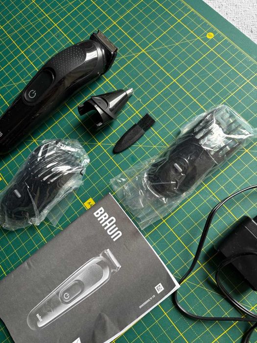 Тример для бороди та стрижки Braun MGK3220 оригінал / триммер Браун