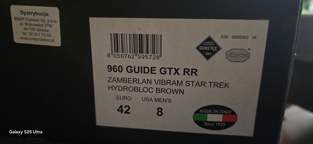 Buty Zamberlan 960 GUIDE GTX RR  rozmiar 42
