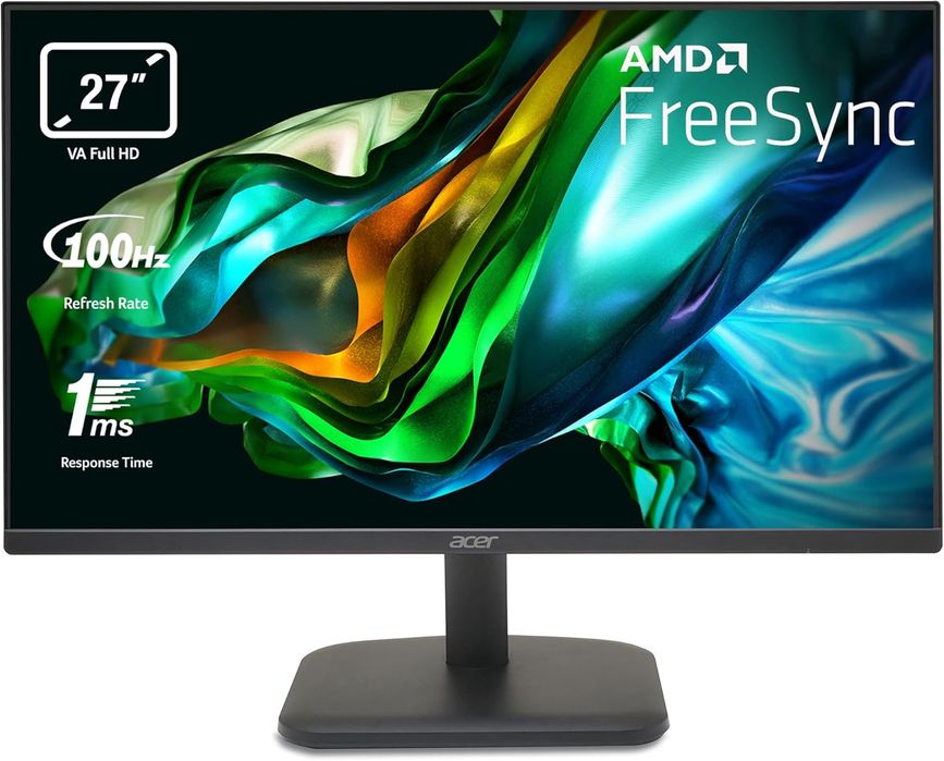 ACER EK271H MONITOR 27 cali,  FreeSync 1920 × 1080 (Full HD), 100 hz