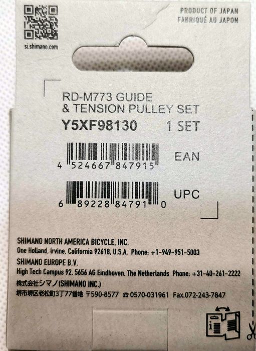 SHIMANO RDM773 Kółeczka do Przerzutki Tylnej XT
