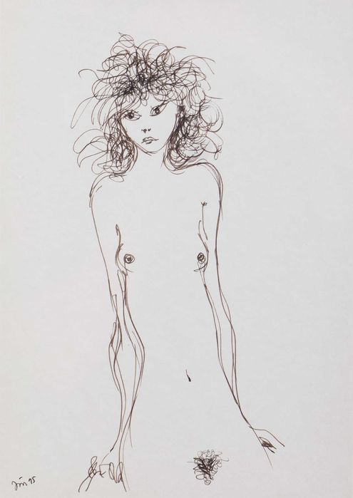 João Cutileiro - 4 desenhos a Tinta da China