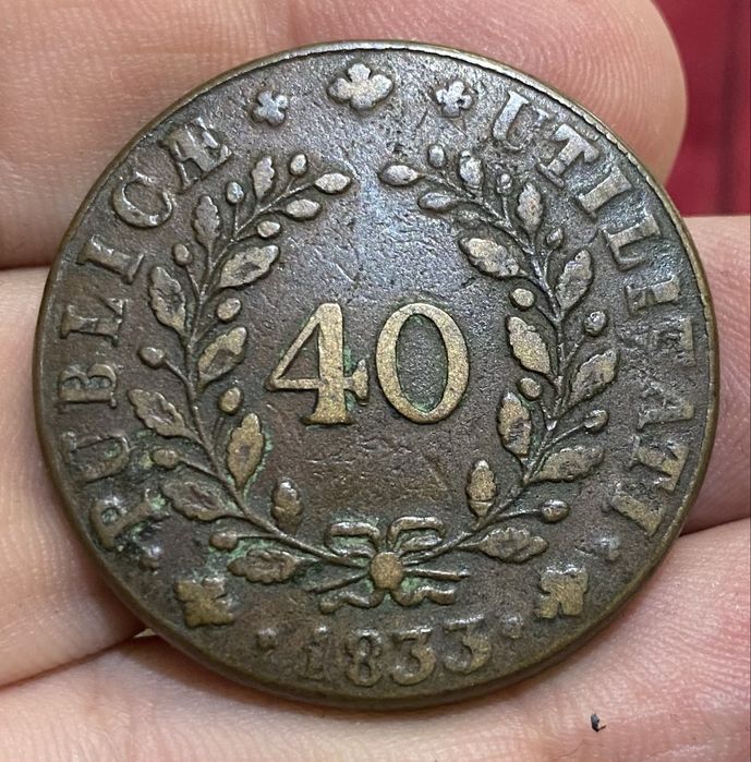 Moeda  168 - 40 Reis D MIGUEL I - 1833