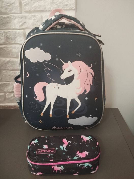 Plecak szkolny Paso jednorożec+ piórnik