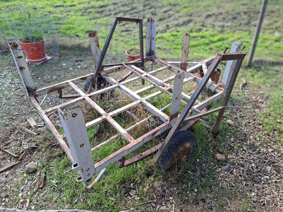 Conjunto 5 Alfaias AGRÍCOLAS (Frese, Caixa, Charrua) p/ Mini Trator