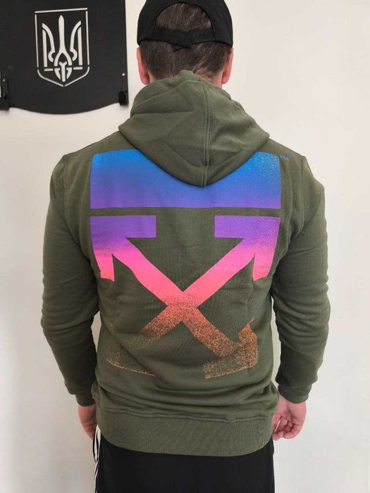 Чоловічий світшот White off реглан CP Company, Stone Island  мужской