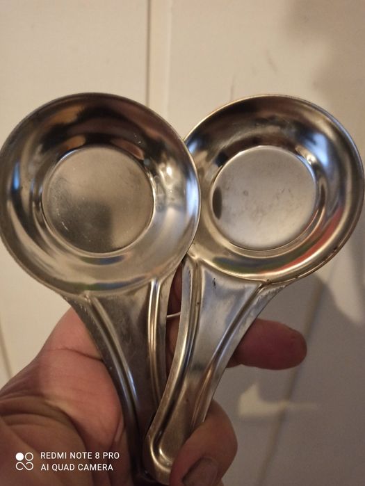 Нержавеющие ложки, подставки под ложки. 2 шт