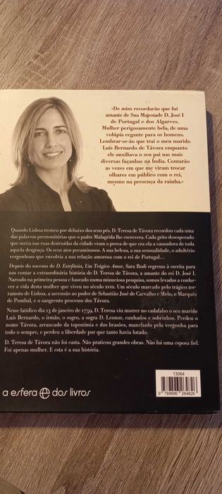 Livro "D. Teresa de Távora: a amante do rei"