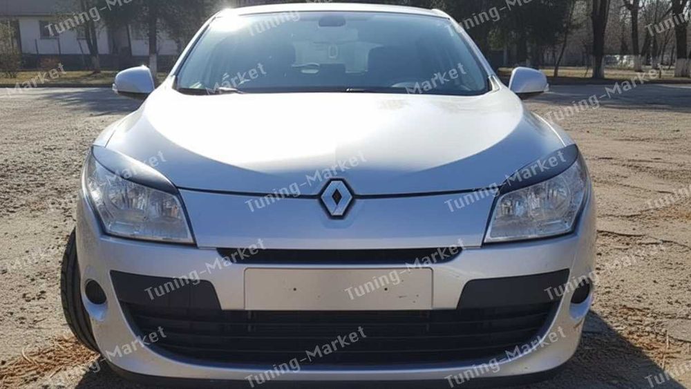 Реснички на фары Renault Megane 3, Trafic, Тюнинг накладки для Рено Меган 3, Трафик