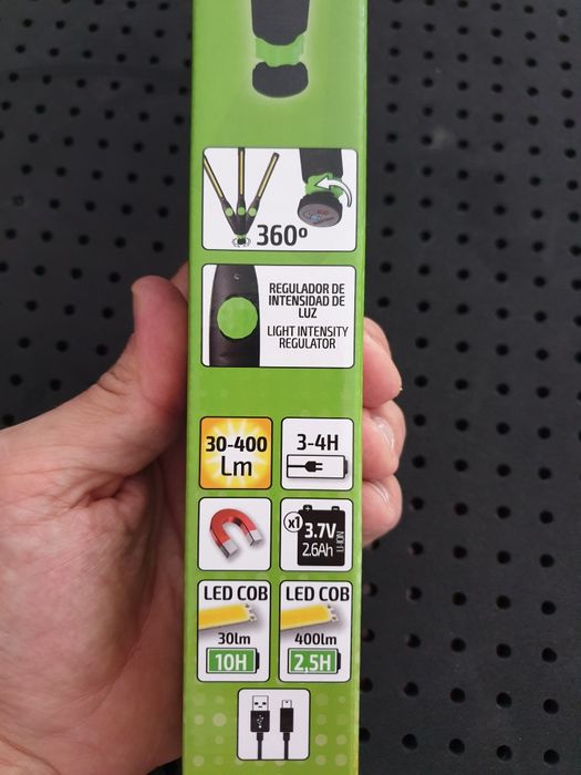 Luz de trabalho led mecânico auto oficina