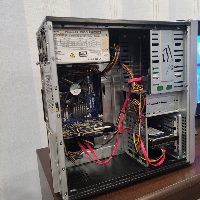 Системный блок ПК. 4 ядра Intel quad . ОЗУ 8 Гб. GTS 450