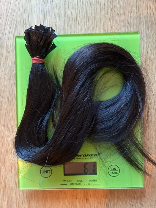 Włosy naturalne Goldline keratyna virgin niefarbowane