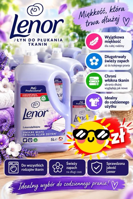 Płyn do plukania lenor niemiecki produkt