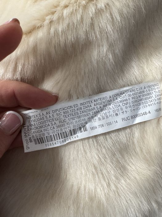 Kurtka zimowa ocieplana parka Zara 164