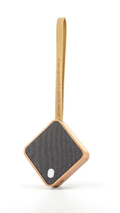 Coluna Bluetooth Portátil em Madeira Natural (Novo e Embalado)