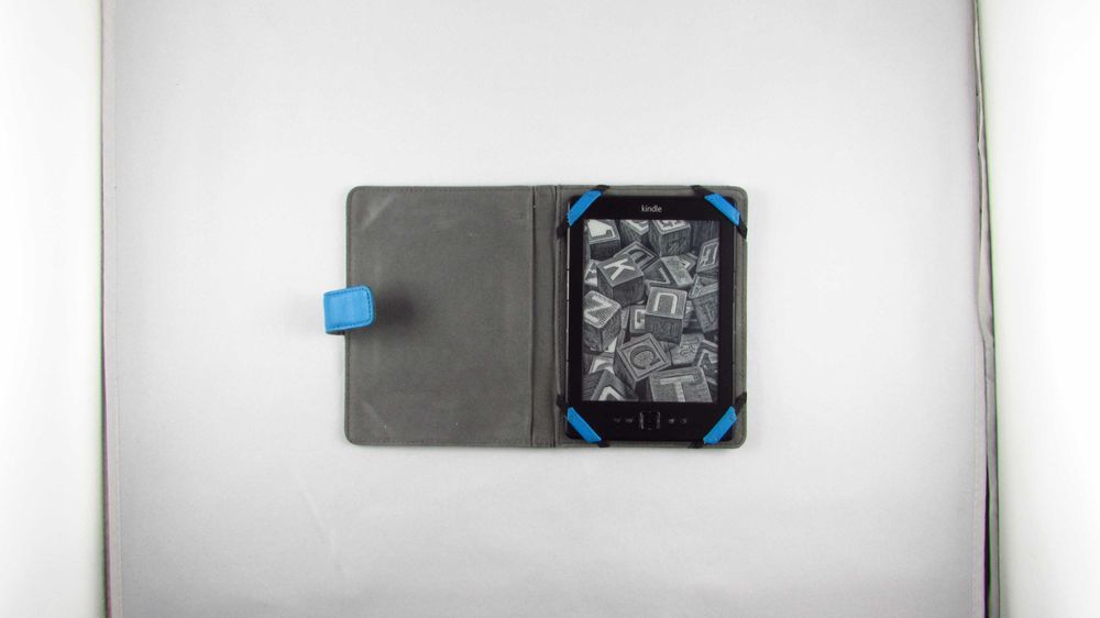 AMAZON Kindle 4th Generation D01100 Ebook Czytnik Czarny Etui Niebiesk