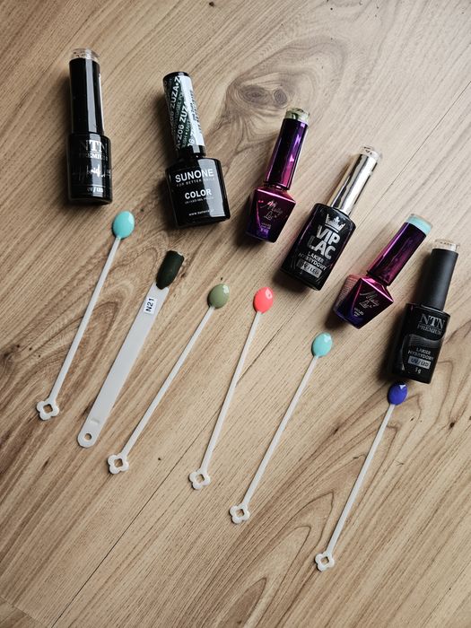 Lakiery hybrydowe 6x użyte na jeden wzornik