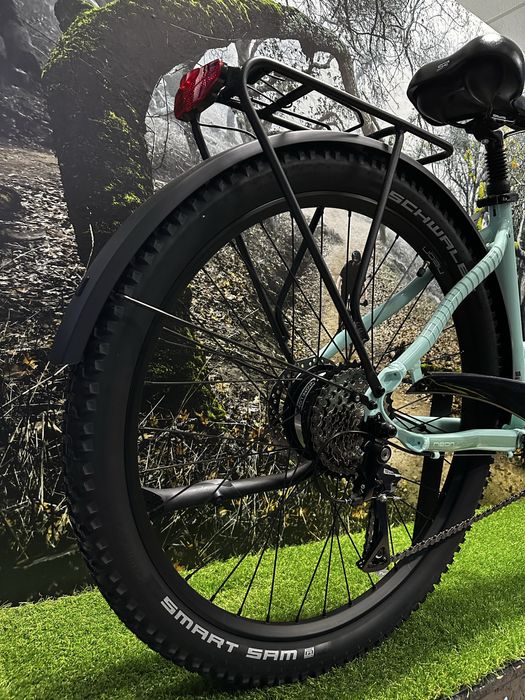 Rower elektryczny SUV SUMMIT RHM 1.0 Miętowy - Active Zone Bike World