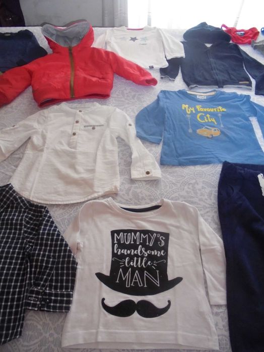 lote de roupa de menino o jogo