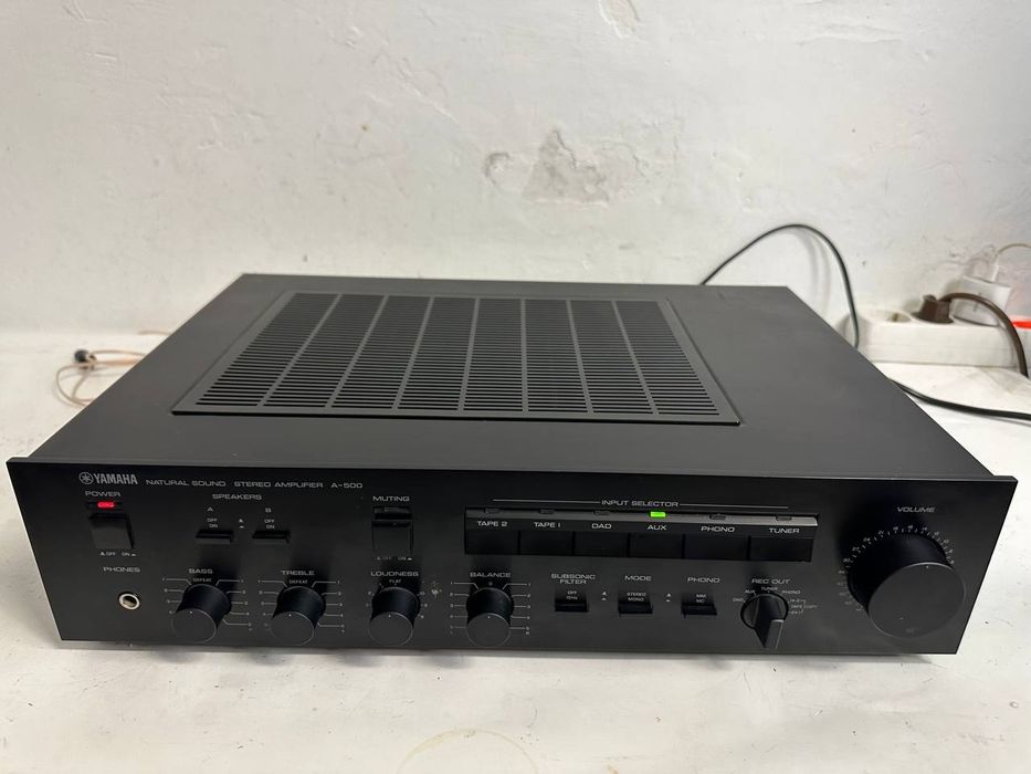 Wzmacniacz stereo Yamaha A-500 | 2×70 W | Phono MM/MC | Subsonic | Made in Japan