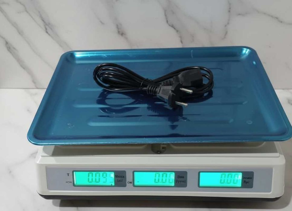 Ваги торгові Rainberg RB-310 до 55 кг (Акумулятор + Батарейки) весы