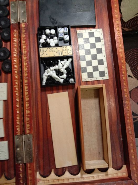 Нарды. Домино. Набор игр. СССР.