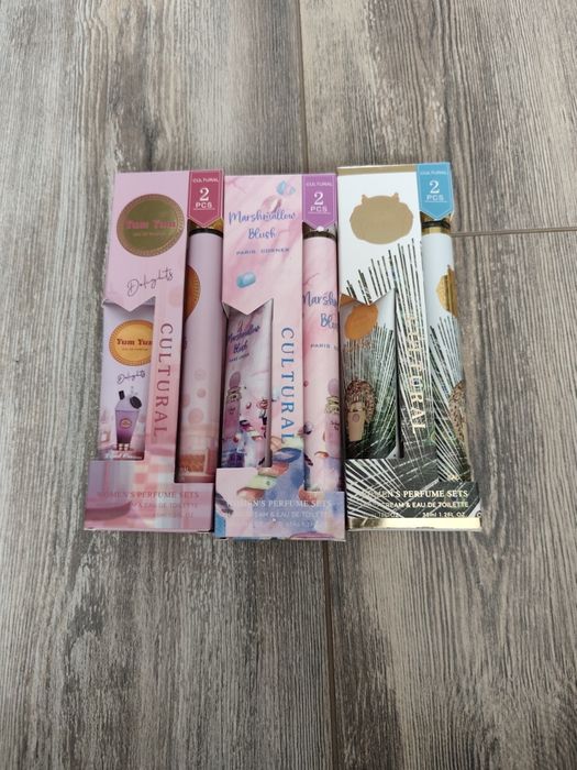 Perfumetki +krem do rąk  zestaw 3 szt.