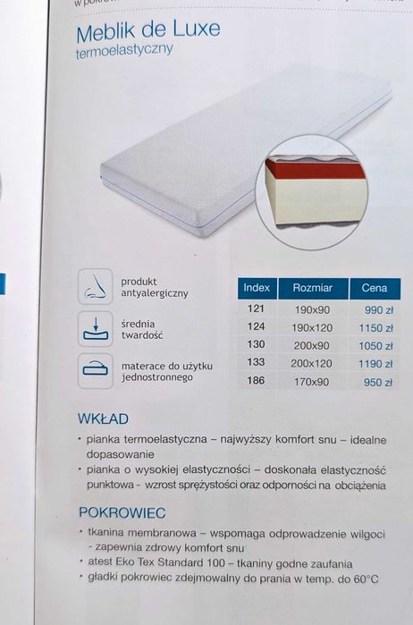 Meble Łóżko Meblik