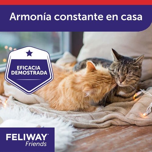 Difusor + 3 recargas Feliway Friends - Happy Cats (Conflitos gatos)