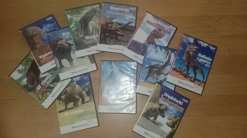 Cała Kolekcja DVD Wędrówek z Dinozaurami