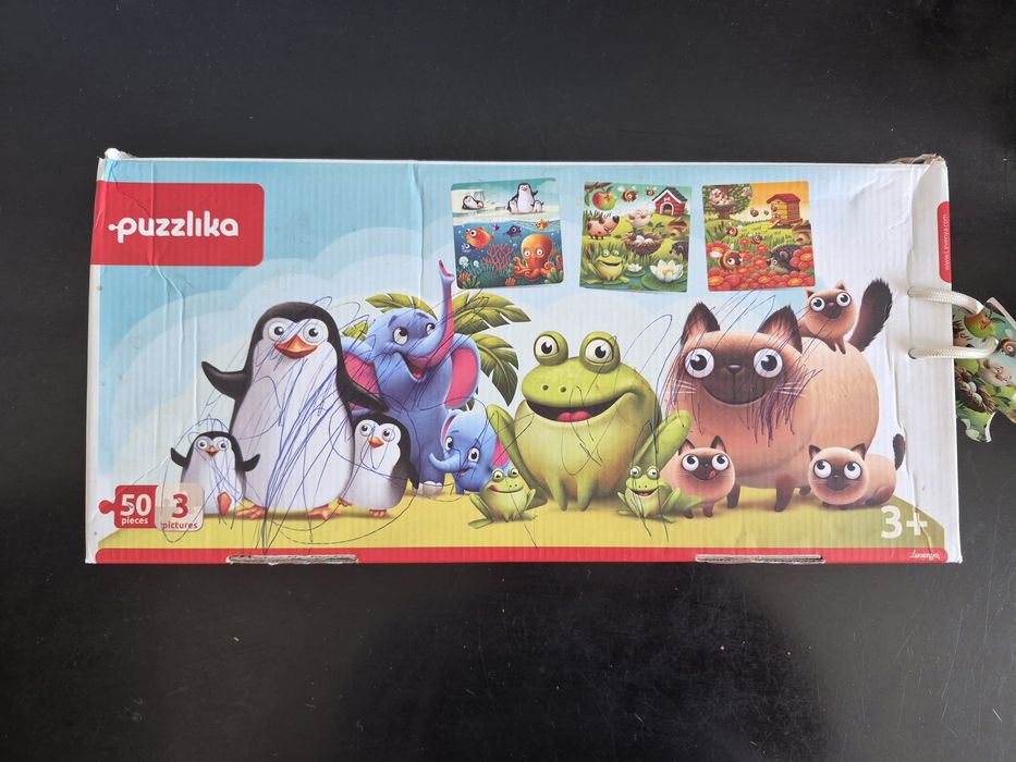Дитячі пазли Puzzlika 3+, 3 картинки, 50 елементів