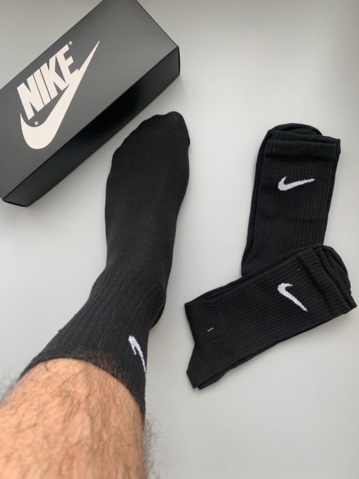 • Спортивыне высокие носки Nike/Найк Упаковка-12пар, Хлопок 100% •