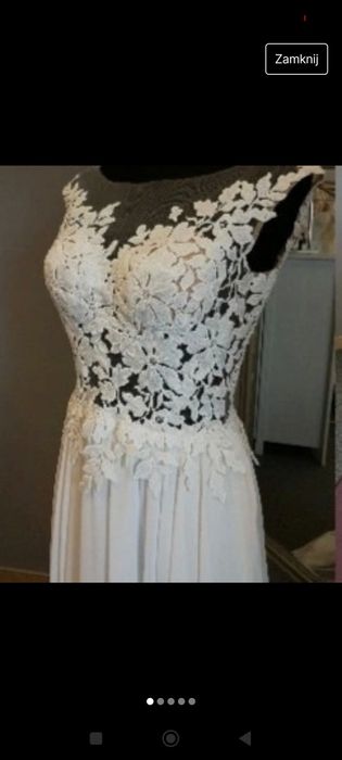 Sukniania ślubna vintageFulara & Żywczyk 36/38  boho