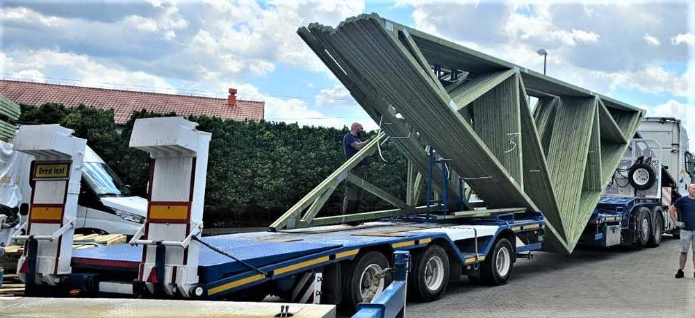 Transport HDS Dłużyca 26T niskopodwoziowa