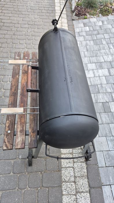 Grill węglowy 60 x 30 samodzielnej produkcji SOLIDY