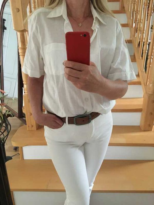 koszula Pierre Cardin-100% len