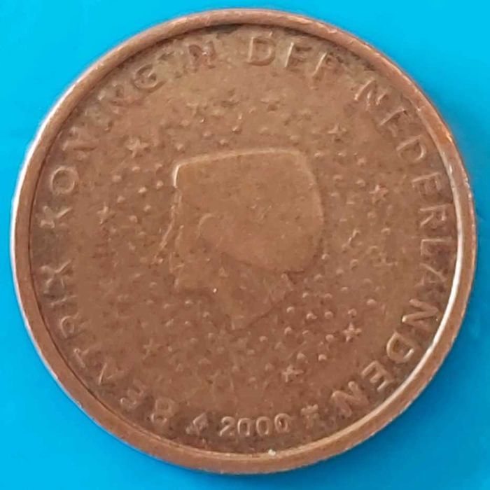2 Cêntimos de 2000 dos Países Baixos, Beatrix