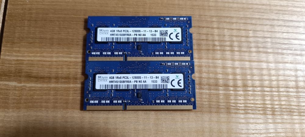 Pamięć RAM DDR3 8GB do laptopa (2x4GB)