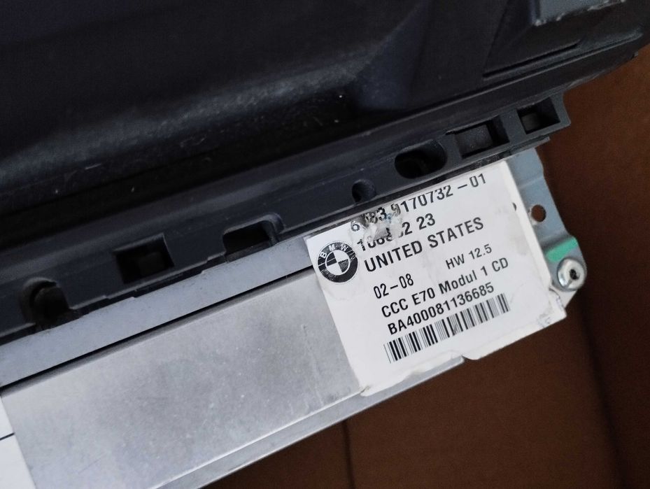 Bmw x5 e70 x6 e71 - Навігація CCC 9170732 BMW 65839170732: 8 000