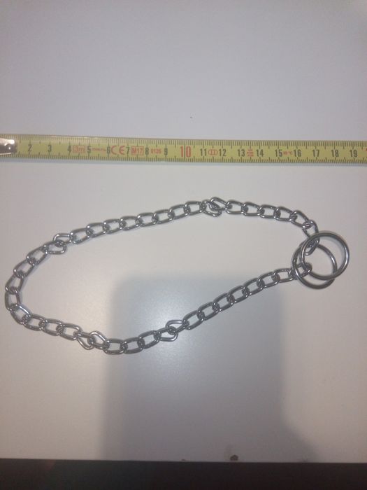 Nowa Obrożna nierdzewna dlugosc ok 34cm.