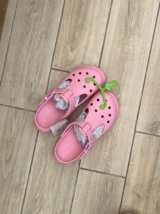 Уцінка Crocs mary jane pink 37, крокси мері джейн рожеві