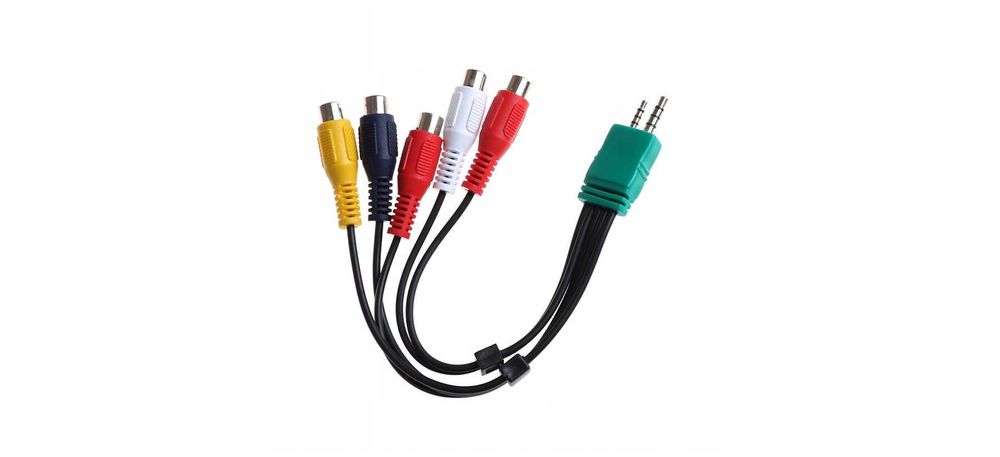 Kabel adaptera audio komponentowego Video AV do telewizorów LED