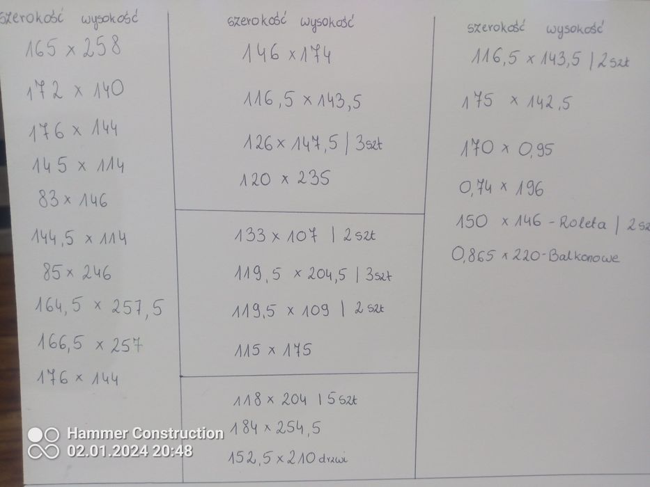 Okna drzwi plastikowe uzywane