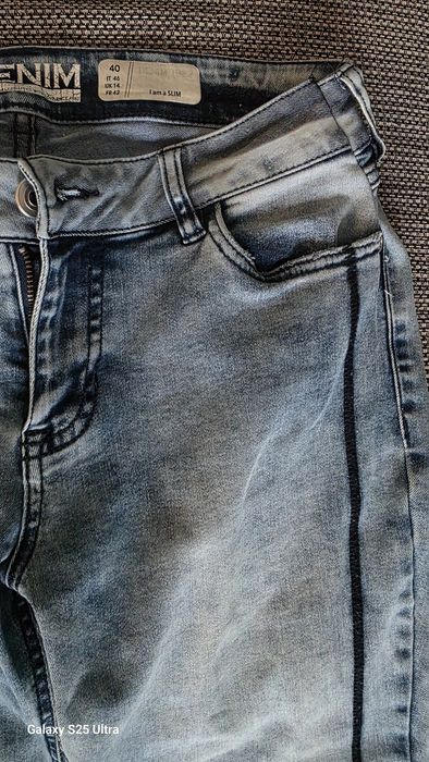 Denim spodnie jeansy damskie 40