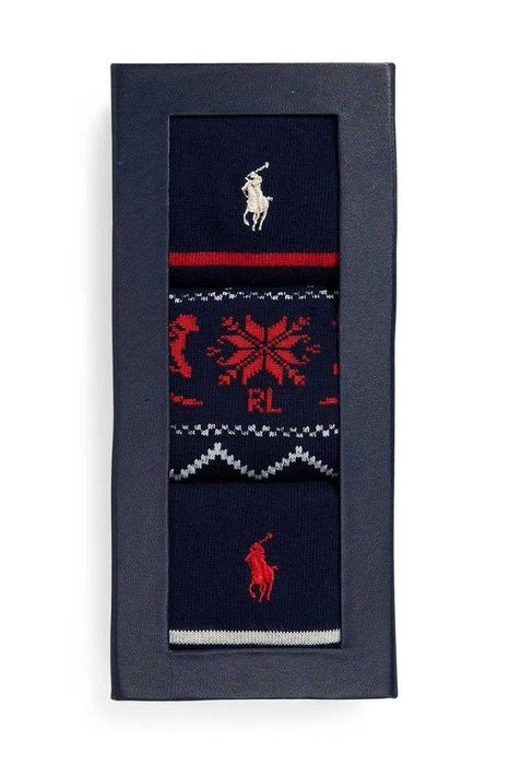 Подарунковий набір чоловічих шкарпеток polo ralph lauren оригінал