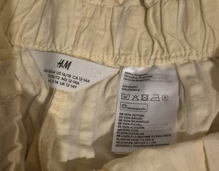 H&M spodenki rozmiar 158/164
