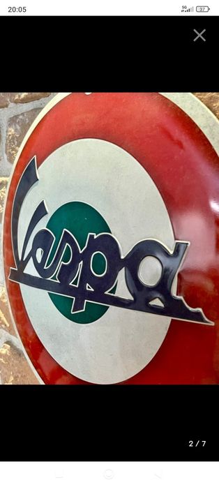 Letreiro VESPA original.